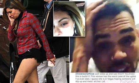 chris brown accused of punching brazil s kim kardashian look alike in