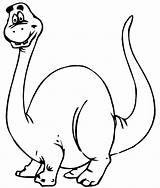 Dinosaur Coloring Pages Kids Cartoon Dinosaurs Line Drawing Toddlers Cute Skeleton Clipart Printable Rex Para Dinosaurios Colorear Colouring Cliparts Preschoolers sketch template
