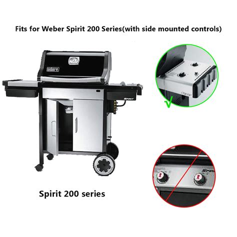 weber  spirit ii  series gas grill cover water resistant black  ebay