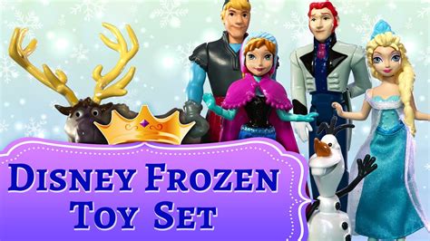 Disney Frozen Story Set Elsa Princess Anna Olaf Sven