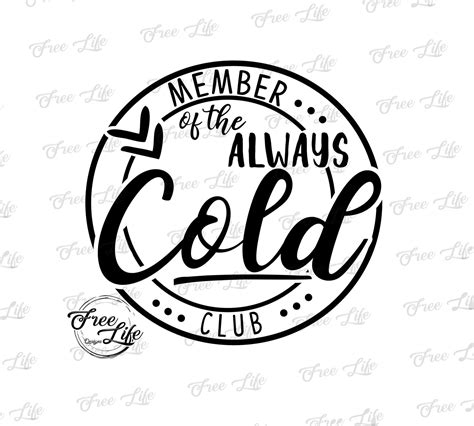 cold svg member    cold club png  etsy