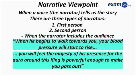 narrative viewpoint gcse english language youtube