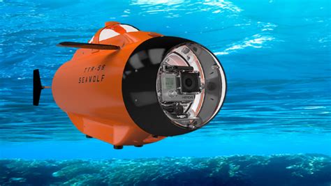 seawolf  ttrobotix   remote operated submarine   capable  housing  gopro