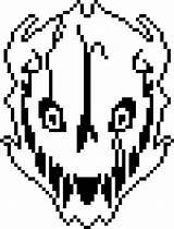 Gaster Blaster Undertale Swapped Pngkey sketch template