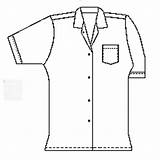 Blouse Drawing Collar Pointed Getdrawings Sleeve Short sketch template