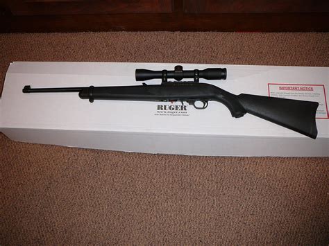 Look Ruger 10 22 22lr Semi Auto Rifle With S For Sale