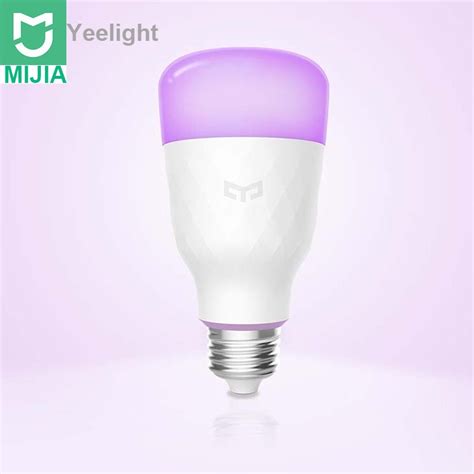 update version original xiaomi mijia yeelight smart led bulb colorful  lumens   lemon