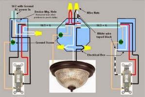 electric work switch wiring diagram
