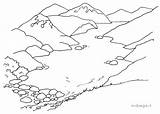 Glaciale Disegni Colorare Teich Paesaggi Midisegni Misti Malvorlagen Landschaft Vulcani Disegnidacoloraregratis Diverse Mondo sketch template