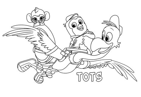 disney junior tots coloring pages coloring pages