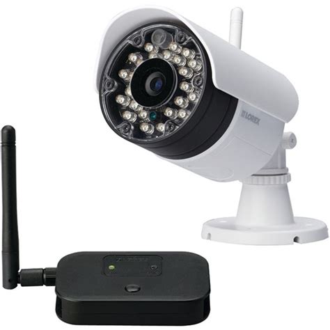 lorex lw wireless mpeg security camera audio mic white cctv security cameras