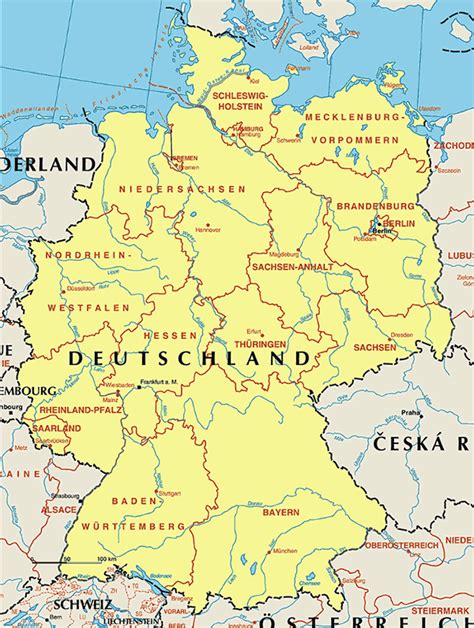 deutschland karte region bild deutschlandkarte