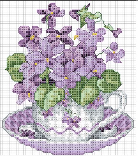 kreuzstich cross stitch pinterest kruissteek borduren en viooltjes