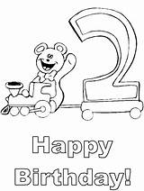 Coloring Pages Birthday Happy Birthdays 2nd Boy Bday4 Printable Second Library Bear Advertisement Cartoon Book Coloringpagebook Popular sketch template