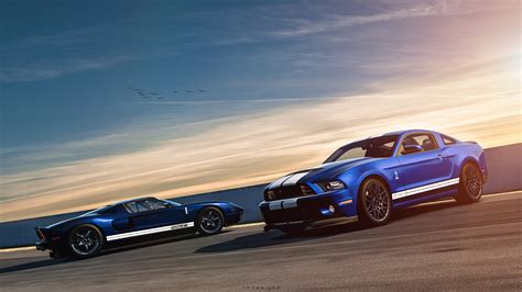 Ford Mustang Shelby Gt500 And Gt Gran Turismo 6 Nbdesignz Wallpaper
