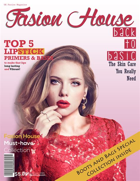 fashion magazine cover   behance