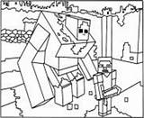 Coloring Pages Minecraft Printable Horse Guy Big Print Book Info sketch template
