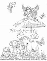 Mushroom Teri Favorite sketch template