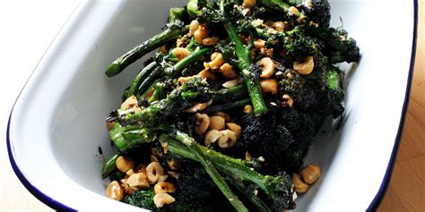 Purple Sprouting Broccoli Recipe With Hazelnuts Great British Chefs
