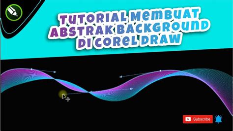 membuat background abstrak  aplikasi corel draw tutorial youtube
