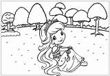 Berry Bitty Shortcakes Adventures Coloring Girls sketch template