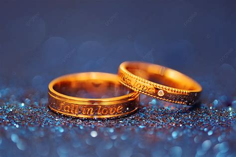 wedding ring photo background couple ring wedding ring blue