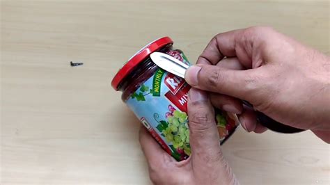 how to open air tight jam bottle in 5 seconds with a house spoon youtube