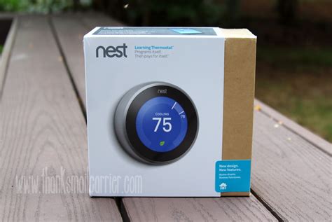 mail carrier  nest learning thermostat   smart connected home review