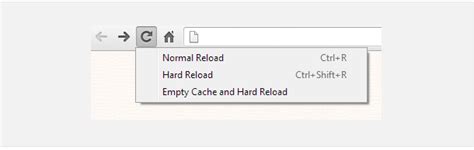 clear  browser cache  perform  hard refresh