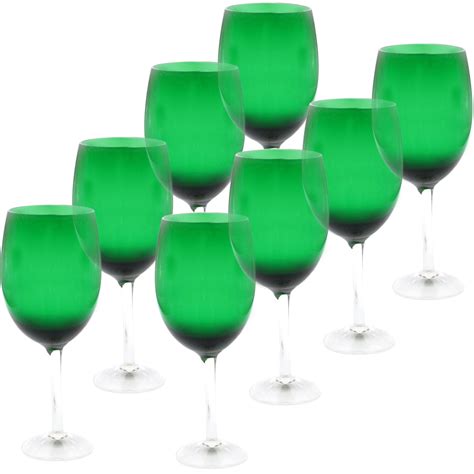 certified international white wine stemware glass set of 8 20 oz