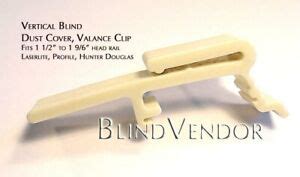 vertical blind dust cover valance clip ebay