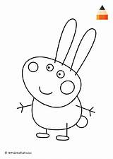 Peppa Pig Colouring Suzy Letsdrawkids sketch template