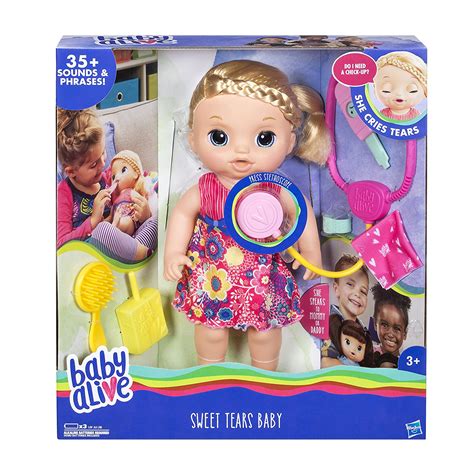 baby alive sweet tears doll speaks english   gift  gadget