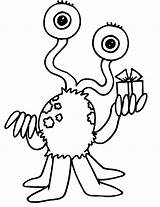 Kids Alien Aliens Clipart Coloring Pages Colouring Library Printable sketch template