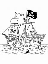 Pirate sketch template