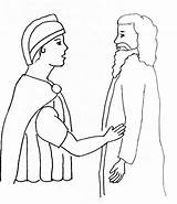 Coloring Jesus Sick Heals Library Clipart Line sketch template