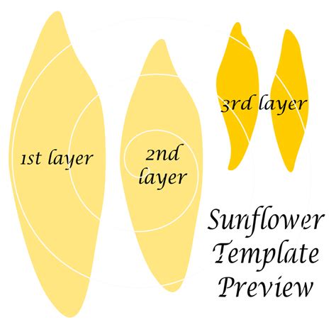 giant paper sunflower templates paper sunflowers sunflower paper