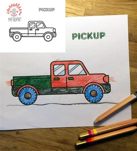 truck coloring page pickup car truck coloring pages train coloring