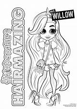 Hairdorables Hairmazing Willow Youloveit sketch template