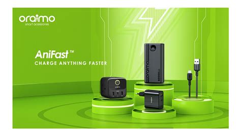oraimo introduces breakthrough smart charging technology anifast series