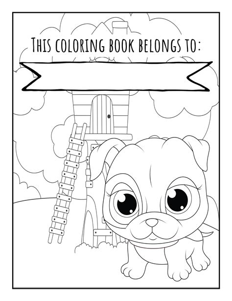 animal coloring book  sheets etsy