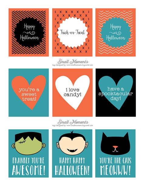 halloween tags  printable