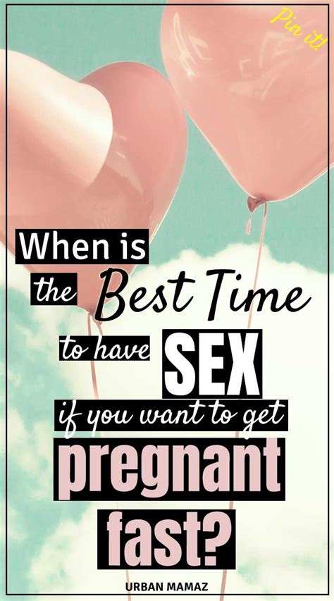 How To Get Pregnant Fast Tips Urban Mamaz