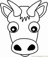 Cow Head Coloring Pages Cows Printable Drawing Poop Kids Online Emoji Mask Getdrawings Animals Print Fun sketch template