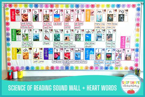 embracing heart words sound walls   science  reading ship
