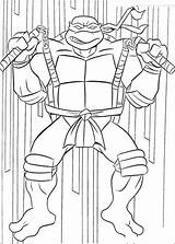 Coloring Pages Michelangelo Printable Ninja Turtles Teenage Mutant Nunchucks Dual Raphael Book Print Categories sketch template