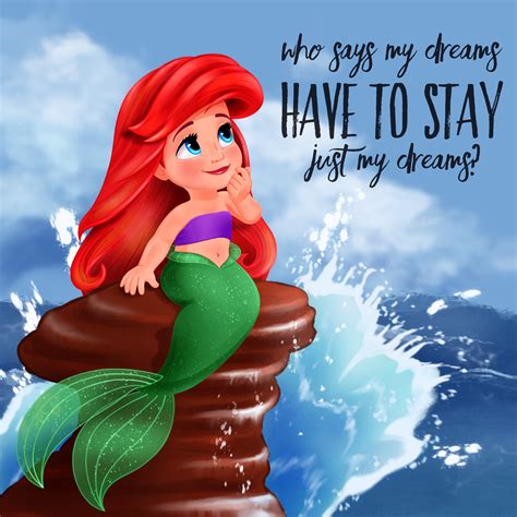 Little Ariel Big Dreams By Artistsncoffeeshops On Deviantart Disney