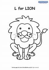 Lion Worksheet Coloring Craft Worksheets Schoolmykids Preschool sketch template