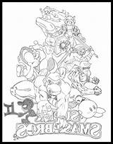Smash Super Bros Pages Colouring Brawl Coloring Print Bralw Search Again Bar Case Looking Don Use Find Top sketch template