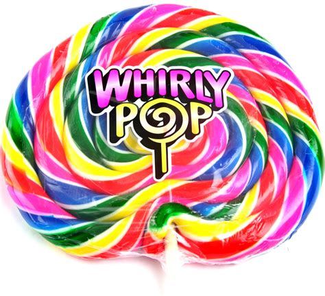 jumbo  oz rainbow swirl whirly pop giant lollipop  nuts